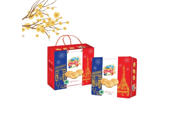 BÁNH CHALLOT HỘP THIẾC 580G